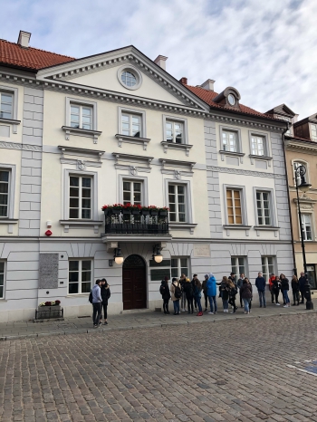 Warszawa - dom rodzinny Marii Curie - Skłodowskiej (lekcja muzealna)
