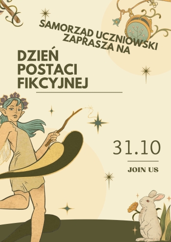 plakat 2 dzień postaci fikcyjnej