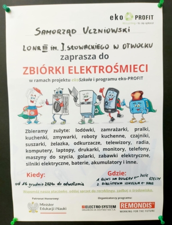 zbiórka elektrośmieci