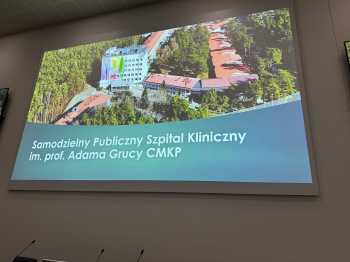 Wizyta w szpitalu im. A. Grucy 