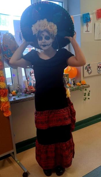 konkursu na najlepsze przebranie podczas Fiesta de los Muertos