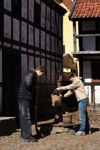 Skansen Den Gamle By w Aarhus