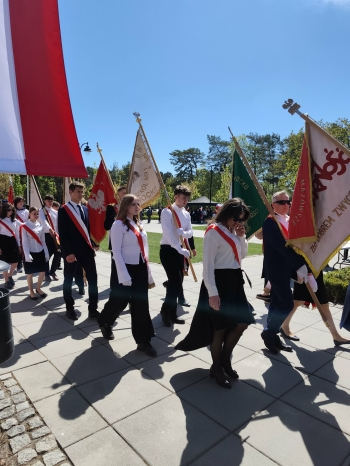Udział w miejskich uroczystościach upamiętniających uchwalenie Konstytucji 3 maja