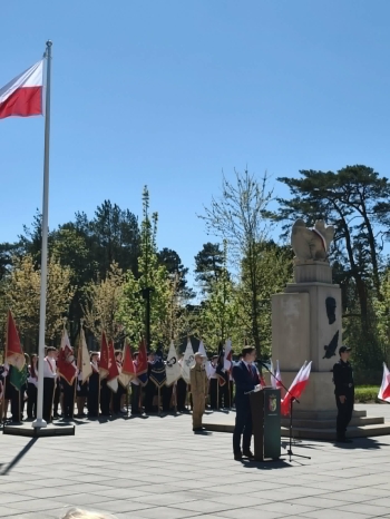 Udział w miejskich uroczystościach upamiętniających uchwalenie Konstytucji 3 maja