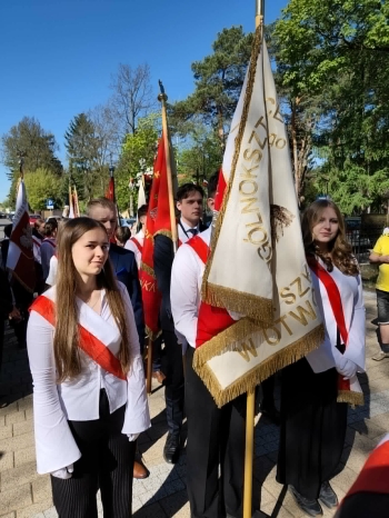 Udział w miejskich uroczystościach upamiętniających uchwalenie Konstytucji 3 maja
