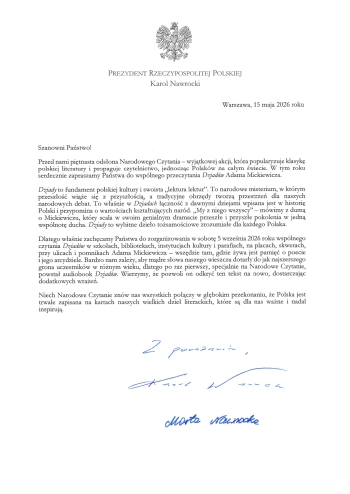 Narodowe Czytanie 2026 w ''Słowaku''