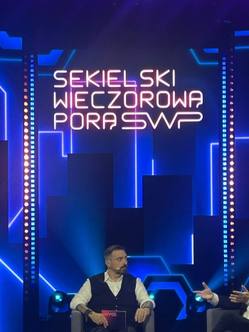  Udział naszej szkoły w programie na żywo ''Sekielski Wieczorową Porą'' w TVP1.