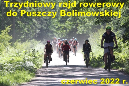 Rajd rowerowy do Puszczy Bolimowskiej 2022