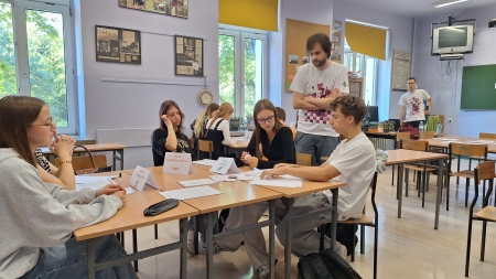 Warsztaty dla uczniów organizowane przez Fundację ''Patrz szerzej'' w ramach programu Akademia Kompetencji