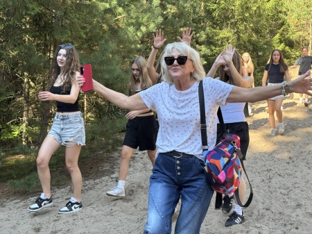 Nasi pierwszoklasiści na trzydniowej integracji 