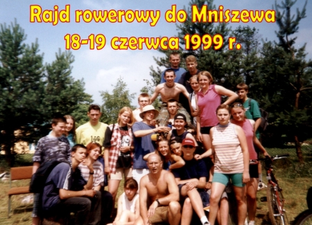 Dwudniowy rajd rowerowy do Mniszewa 18-19 czerwca 1999 r.