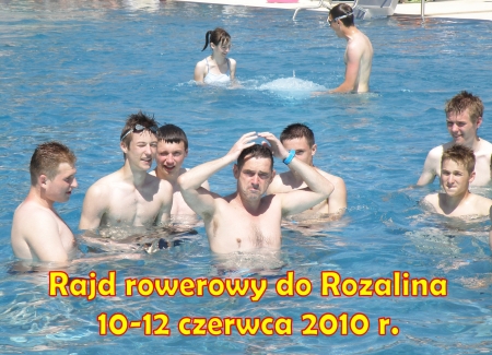 Trzydniowy rajd rowerowy do Rozalina 10-12 czerwca 2010 r.