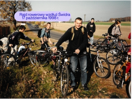 Rajd rowerowy wzdłuż Świdra - 17 października 1998 r.