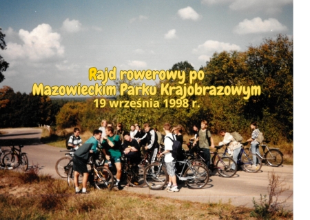 Rajd rowerowy po Mazowieckim Parku Krajobrazowym - 19 września 1998 r.