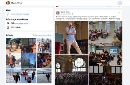 Podziękowania dla uczniów ''Słowaka'' od p. red. Marcina Mellera