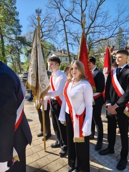 Udział w miejskich uroczystościach upamiętniających uchwalenie Konstytucji 3 maja