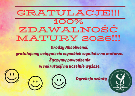 100% zdawalność matury 2026 w Słowaku!